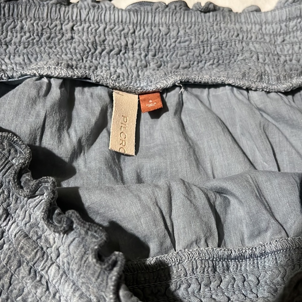 Super cute pilcro by Anthropologie  boho ruffled tie dye mini skirt - Picture 4 of 6